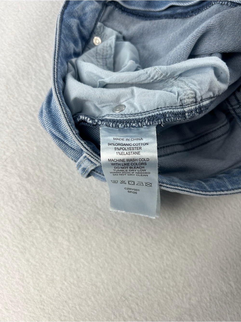 Quince Light Blue Wide-Leg Women’s Jeans - Picture 4 of 11